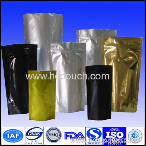 Doypack Pouch Stand Up Foil Bag With Ziplock 